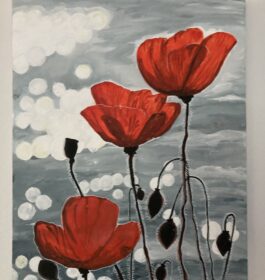 Poppies at the Water’s Edge