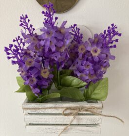Lilac Wall Box
