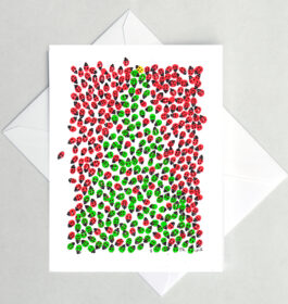 101 Ladybugs Christmas Card