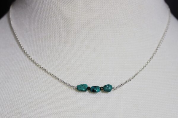 Indigo Lane Jewelry - Turquoise and Pyrite Necklace